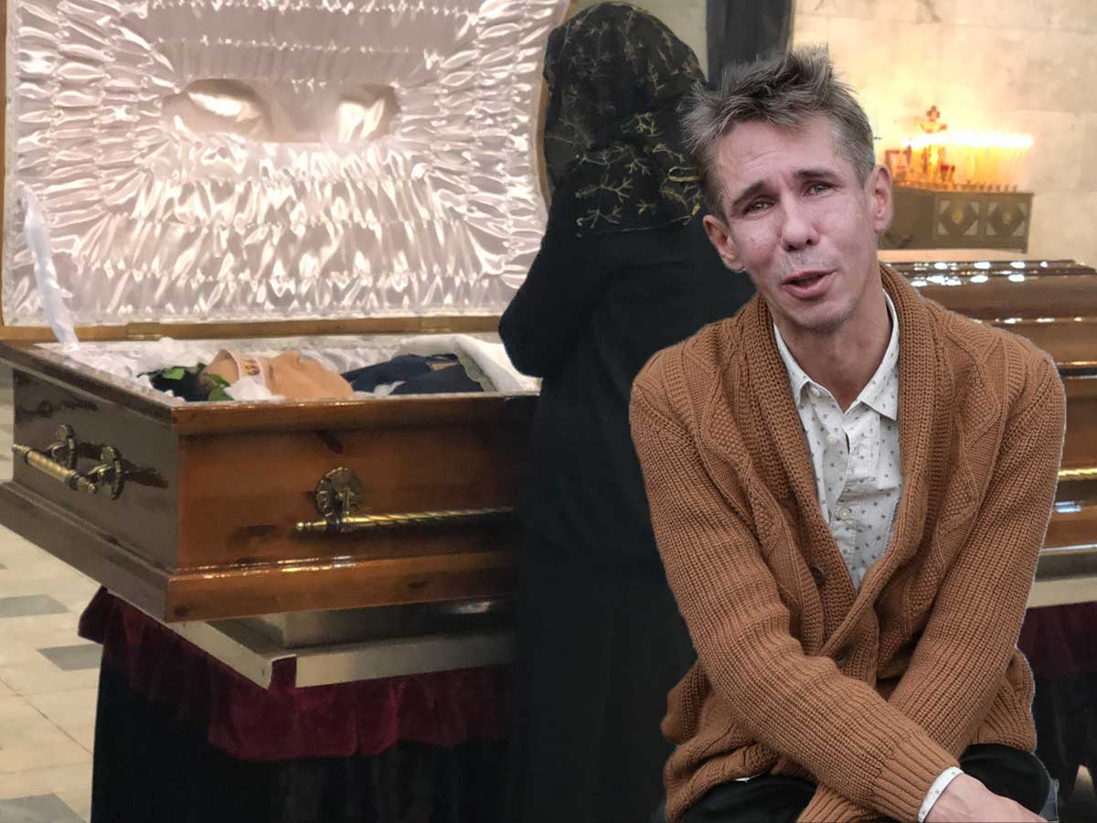 Алексей Панин устроил скандал на прощании с Михаилом Кокшеновым