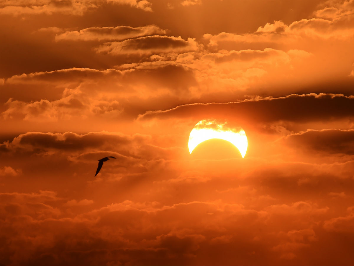 солнечное затмение