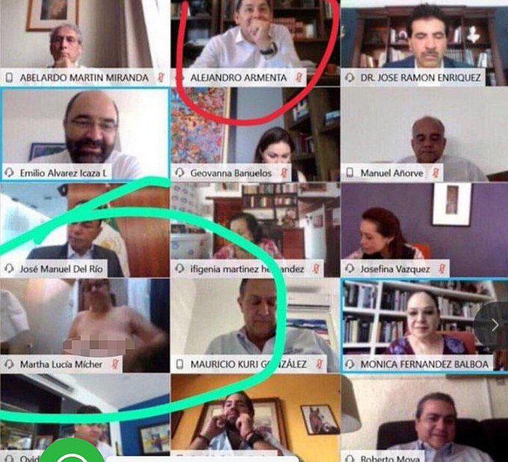 Сенатор устроила стриптиз во время онлайн-совещания 