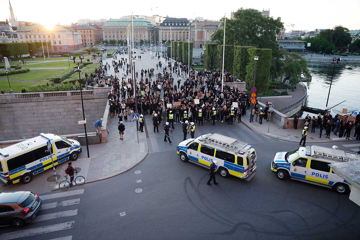 Протестные движения были поддержаны и в других странах, например в Швеции