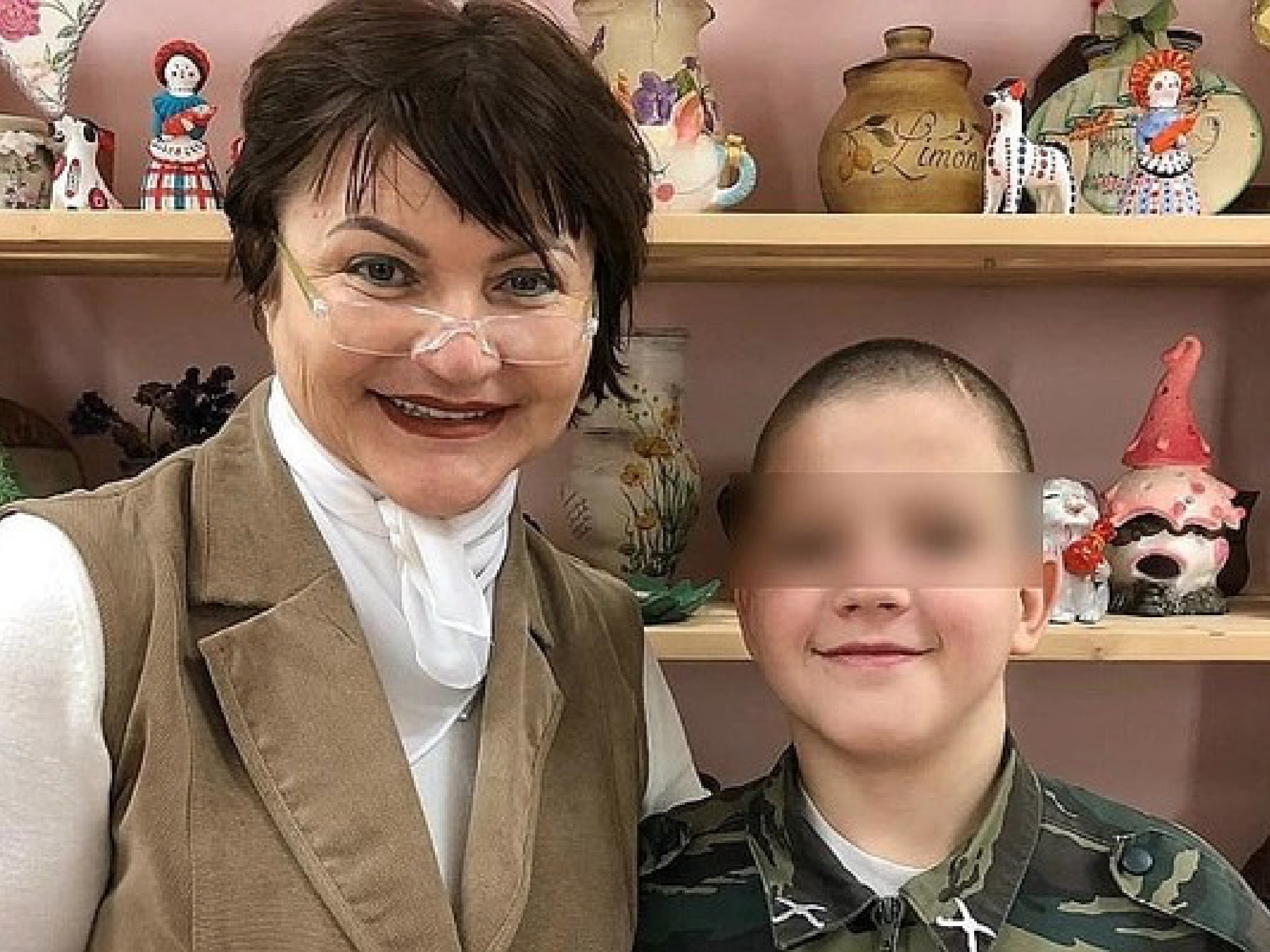 Галина Морозова с сыном