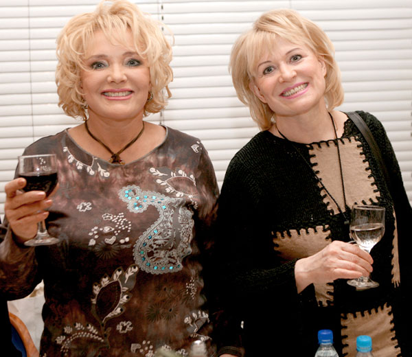 Шаврина с сестрой Татьяной