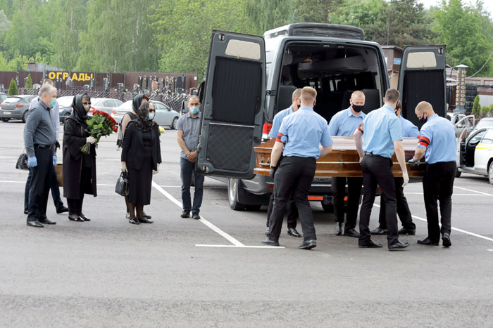 Похороны Михаила Кокшенова