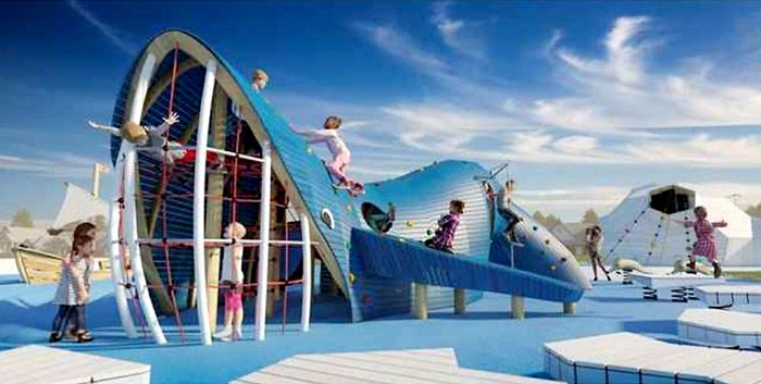 Детская площадка - чудо-юдо-рыба-кит