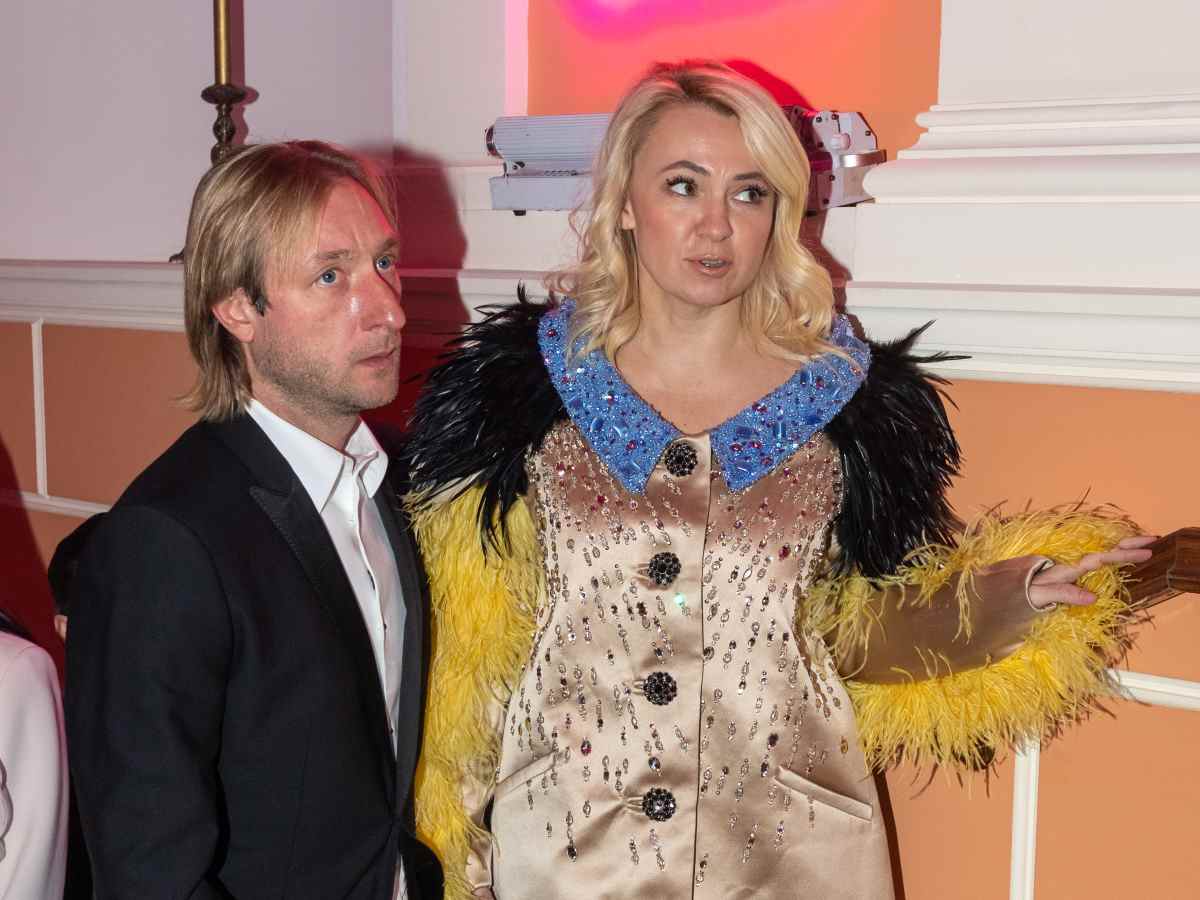 Яна Рудковская и Евгений Плющенко