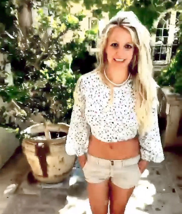 Любимые крошечные шортики Бритни оставляют мало простора воображению. Остается уповать на знания