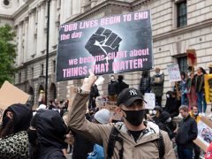 Протесты в Лондоне. Фото: Ik Aldama/United Kingdom of Great Britain/globallookpress.com
