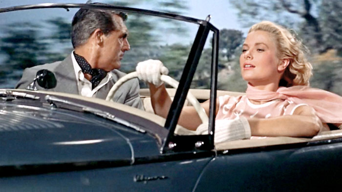 Грейс Келли и Кэри Грант в детективе «Поймать вора» (1955 г.)