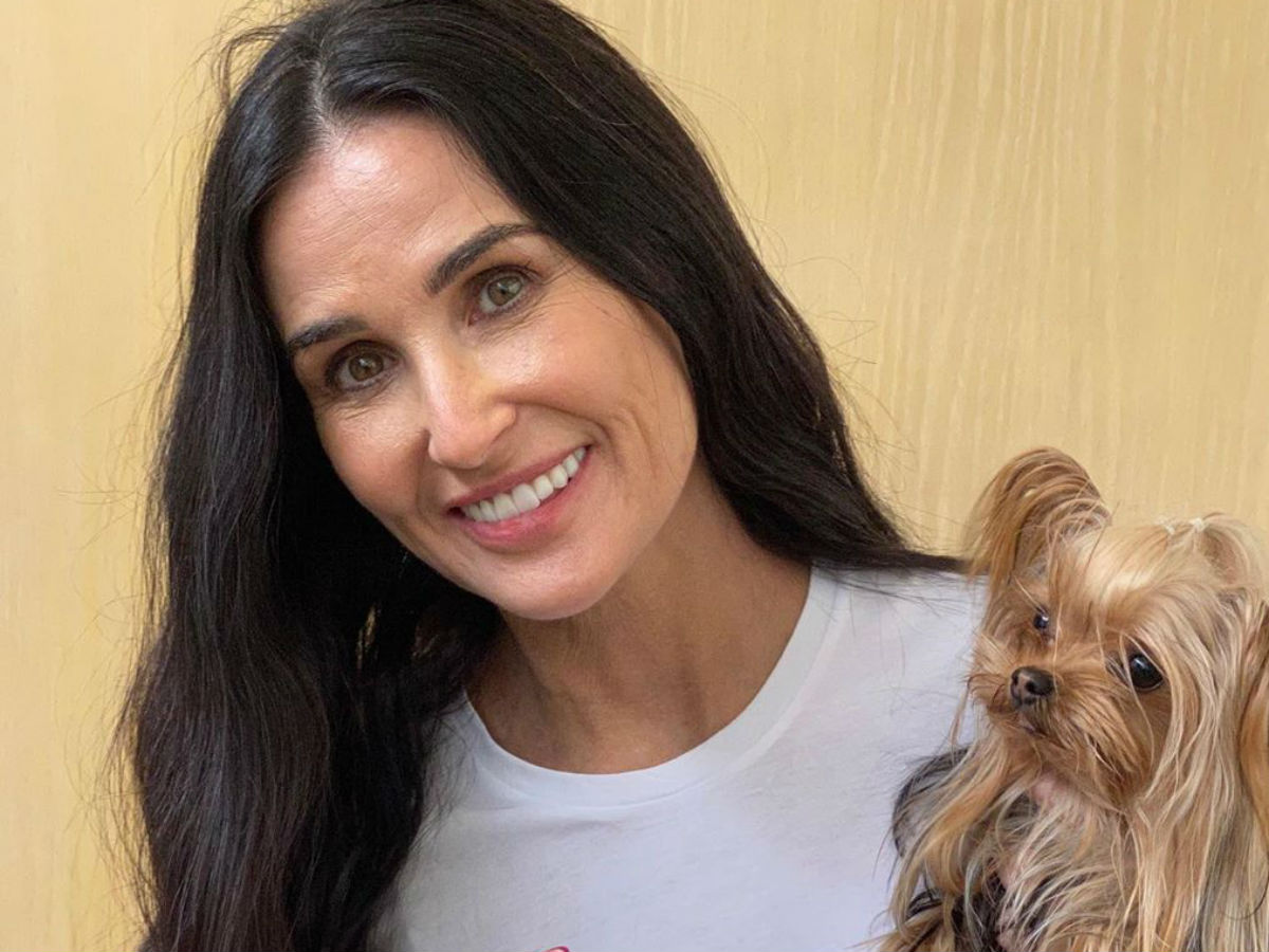 Деми Мур перекрасилась в блондинку