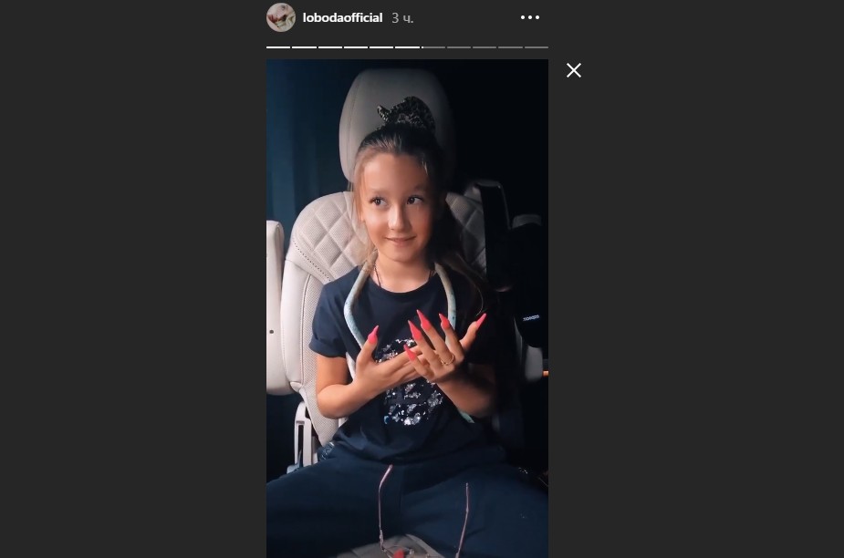 Дочь Светланы Лободы Евангелина