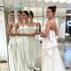 Дина Немцова примерила свадебное платье