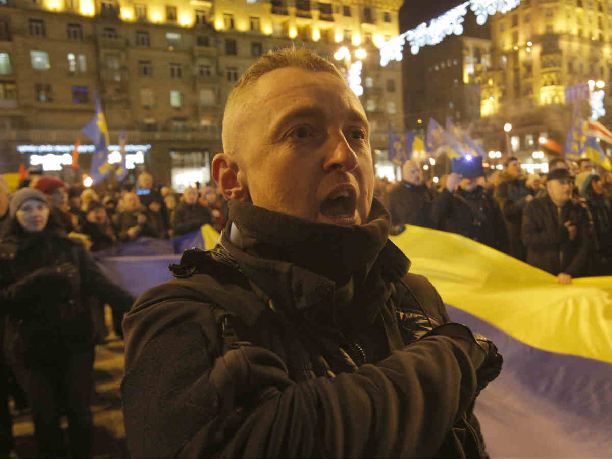 Украинские провокаторы на протестах в Белоруссии