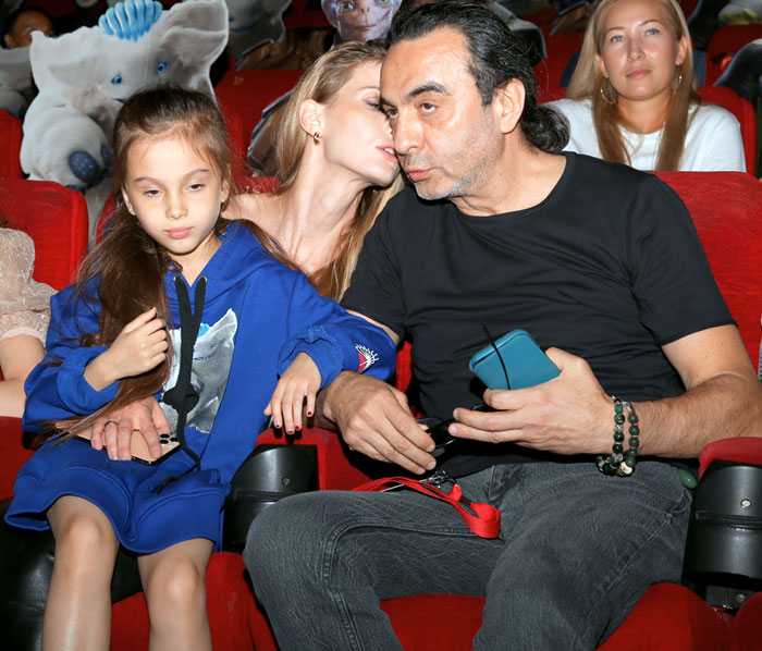 Джаник Файзиев с дочкой Полиной