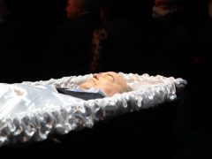 Николай Губенко в гробу