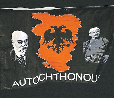 В Twitter певицы появились карта Великой Албании и портреты «отца» албанской независимости Исмаила Кемали и террориста-националиста начала XX века Исы Болетини