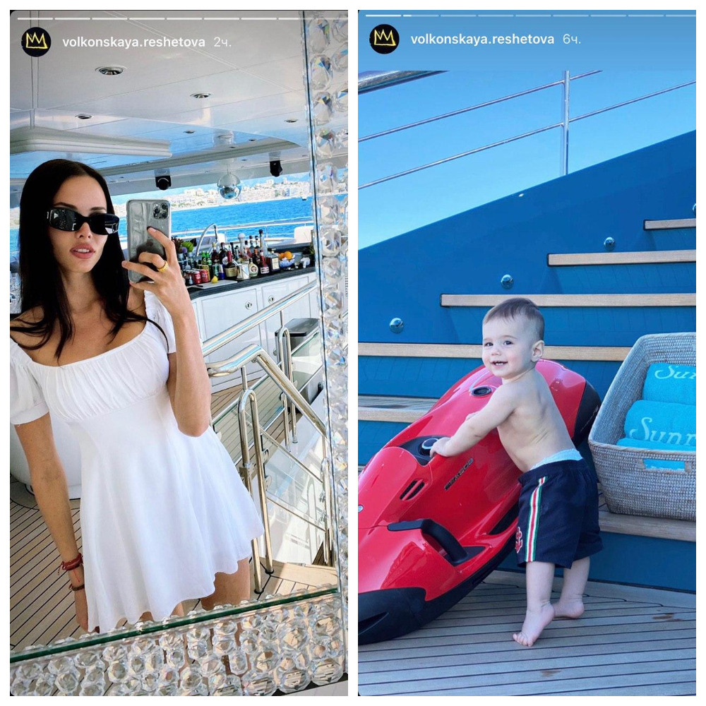 Решетова активно хвастается в инстаграме** фото с шикарной яхты 