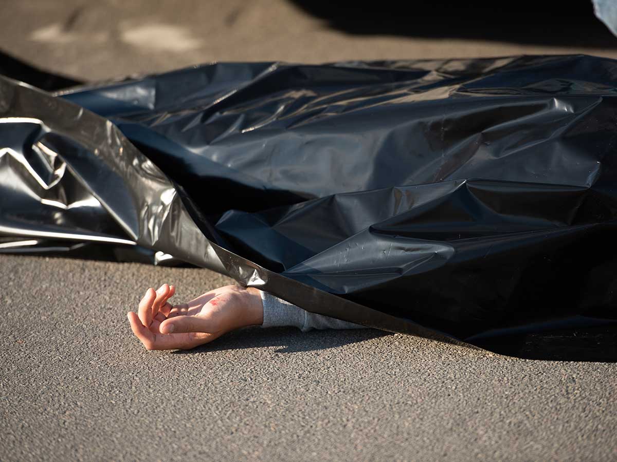 В Москве водитель убил дорожного рабочего