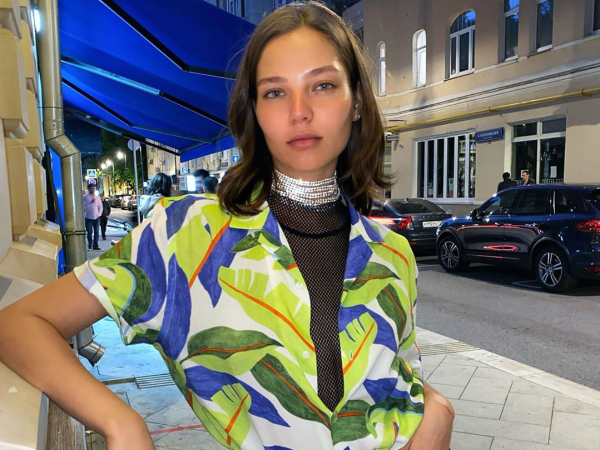 Алеся Кафельникова на Парижской неделе моды