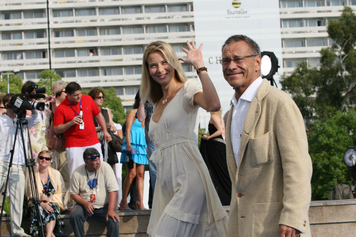 Андрей Кончаловский и Юлия Высоцкая