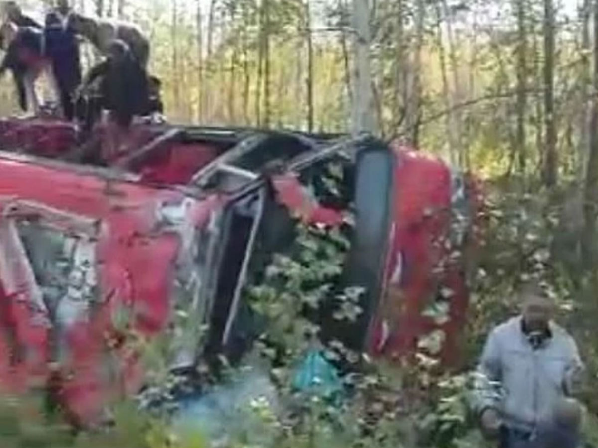 ДТП с автобусом в Хабаровске