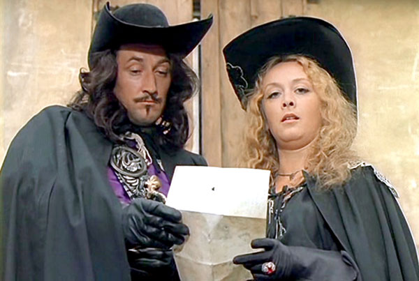 С Маргаритой Тереховой в «Д’Артаньяне и трех мушкетерах»