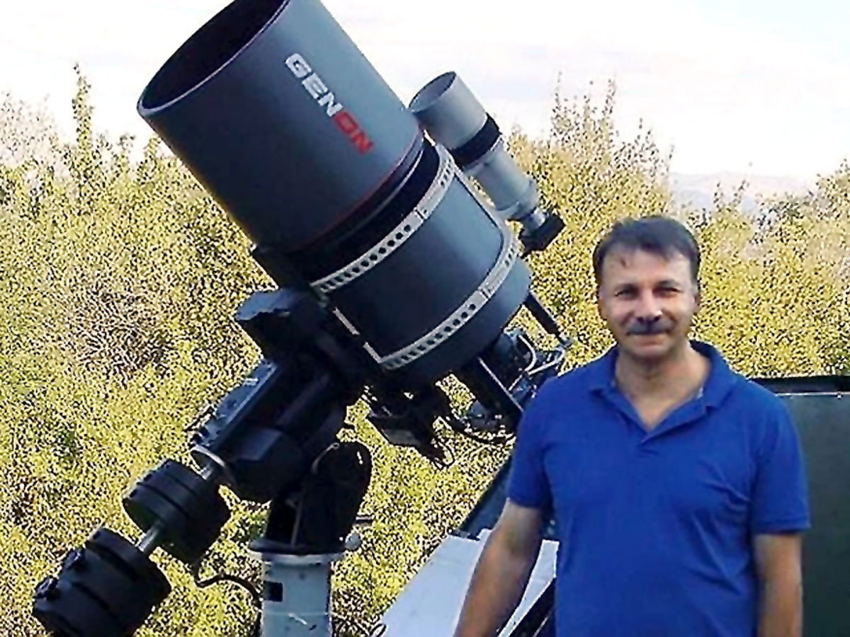 Геннадий Борисов сам собрал телескоп