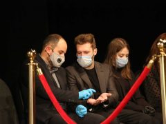 Дети Михаила Борисова Вениамин и Мария с мужем Нонны Гришаевой Александром Нестеровым (слева)