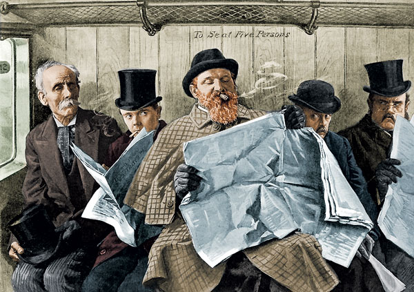 Газетчики уже тогда умело промывали мозги