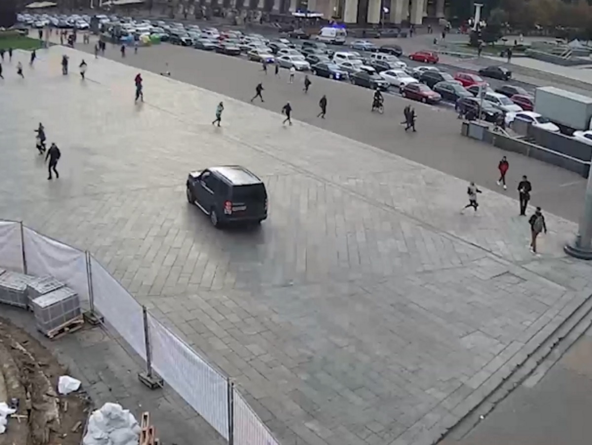 Наезд на пешеходов в Киеве