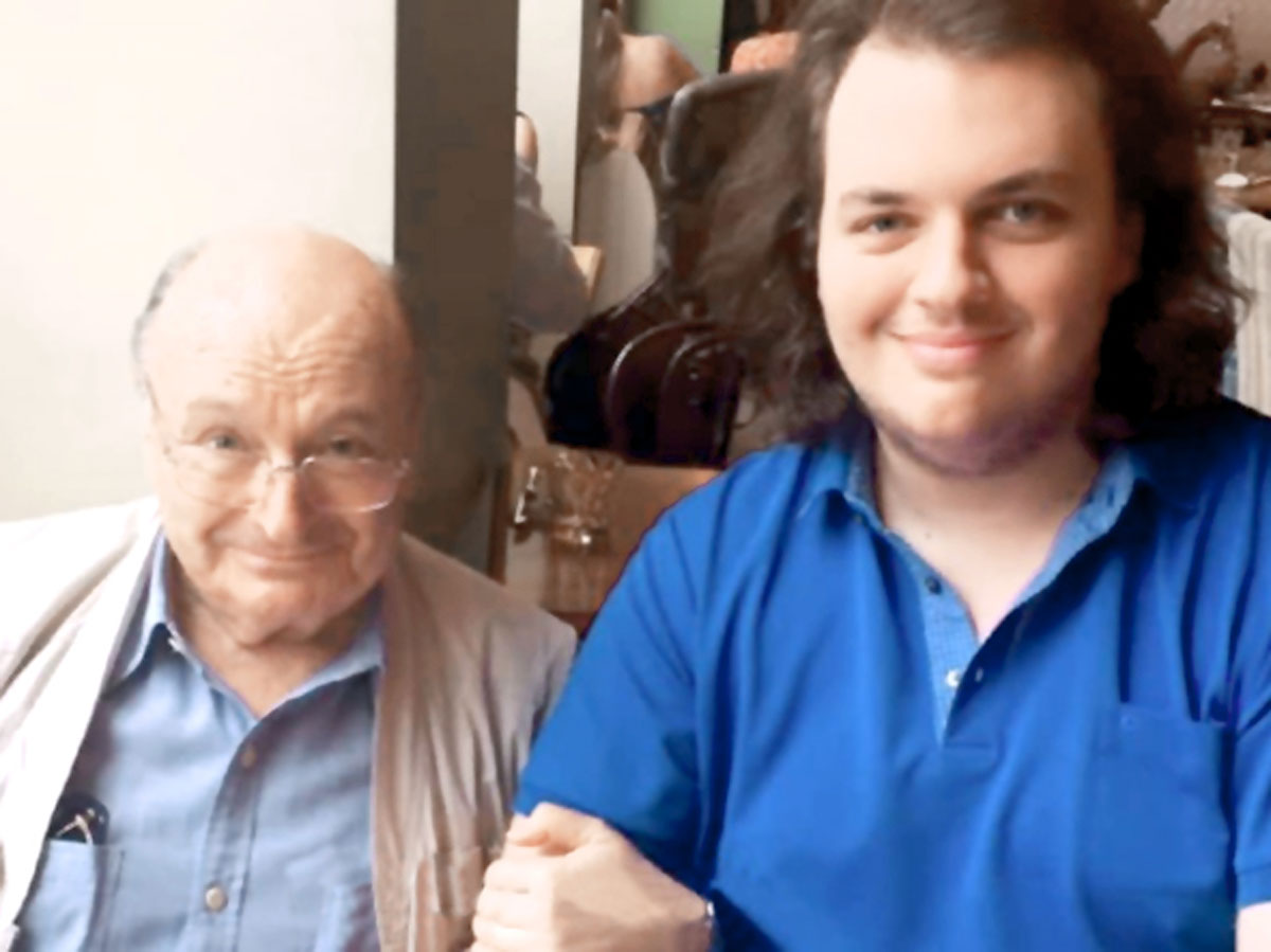 Михаил Жванецкий с сыном Дмитрием