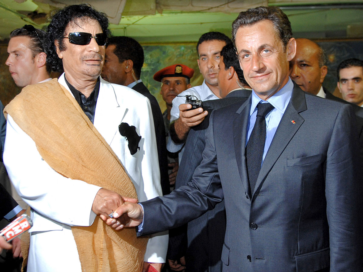 Муаммар Каддафи считал Николя Саркози другом