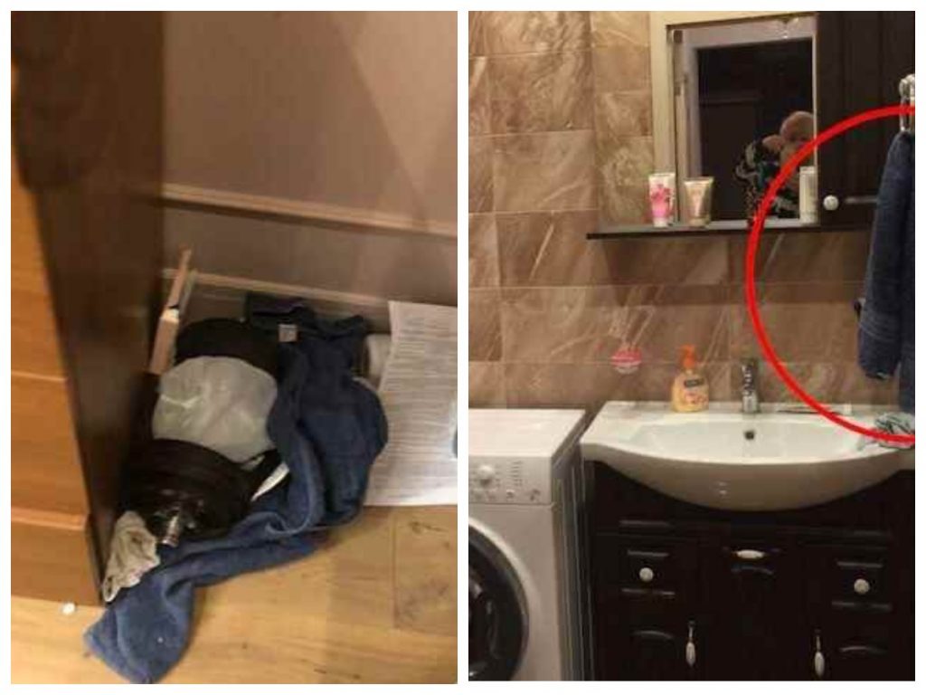 В квартире Легкоступовой нашли гантель в окровавленном полотенце