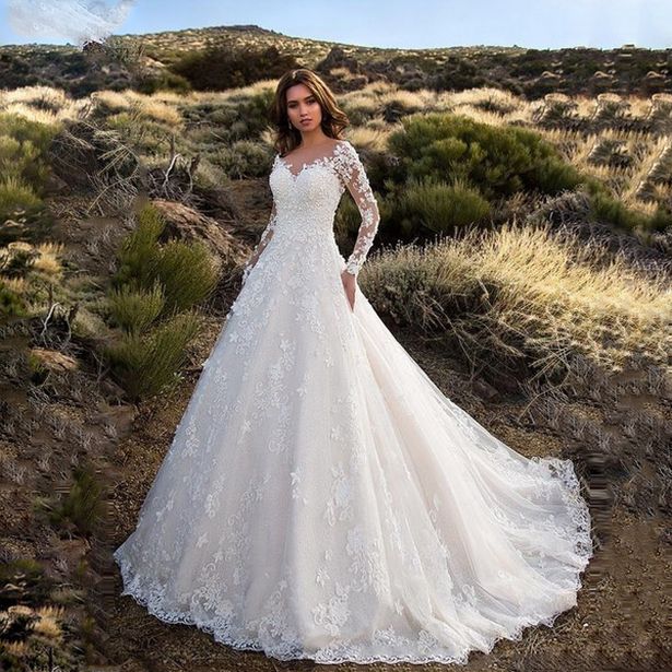 Фото свадебных платьев, купленных через интернет