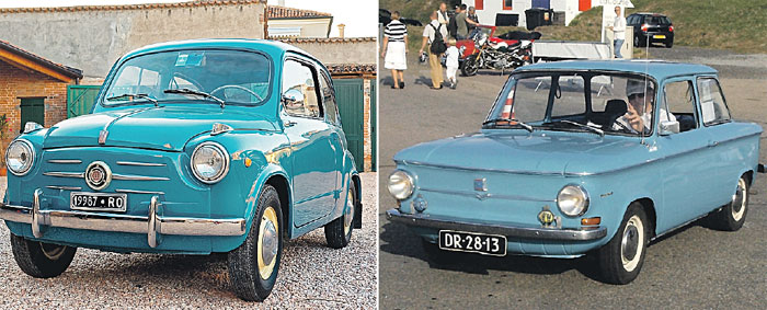 Прототипом первого модельного ряда ЗАЗ был итальянский Fiat 600, а потом за основу взяли немецкий NSU Prinz IV