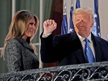 Мелания и Дональд Трамп