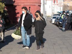 Максим Галкин* и Алла Пугачева на похоронах Михаила Жванецкого. Фото: Руслан Вороной
