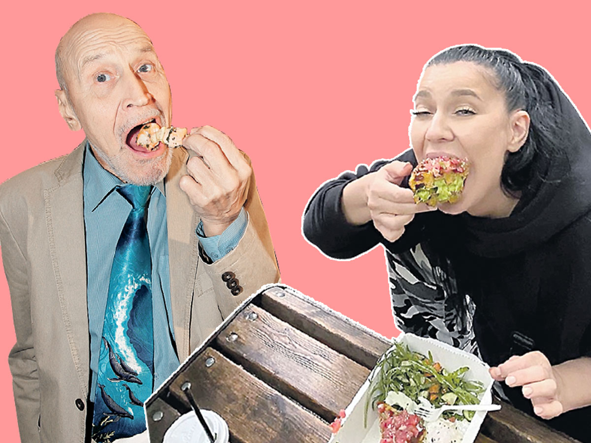 Стаж Николая Дроздова в вегетарианстве 45 лет. Но на праздниках он боится обидеть шеф-повара. Думаем, шашлычок телеведущий взял только попозировать, а певица Елка налегает на бургер из овощей и бобовых