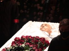 Появились фото с похорон Валентина Гафта