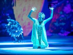 Действие шоу «Спящая красавица: легенда двух королевств» разворачивается не только на ледовой арене, но и на проекционных экранах