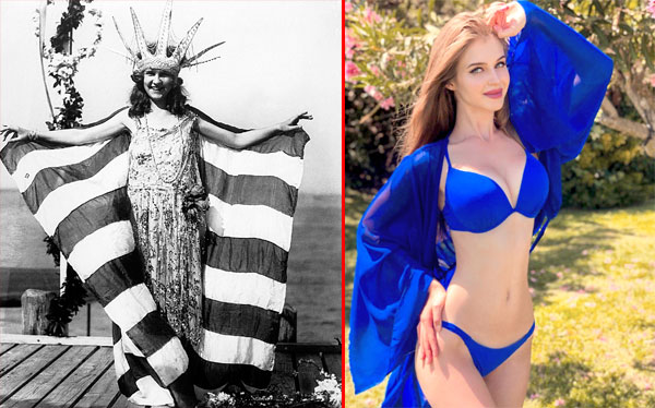 Первая «Мисс Америка - 1921» Марго Горман и последняя «Мисс Россия - 2019» Алина Санько