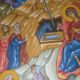Фреска, изображающая Рождество, в одном из монастырей Кипра