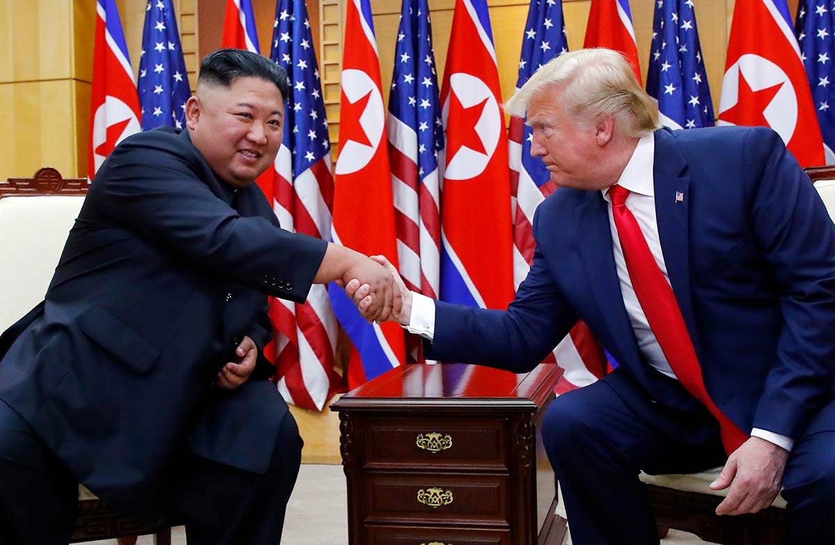 Ким Чен Ын и Дональд Трамп