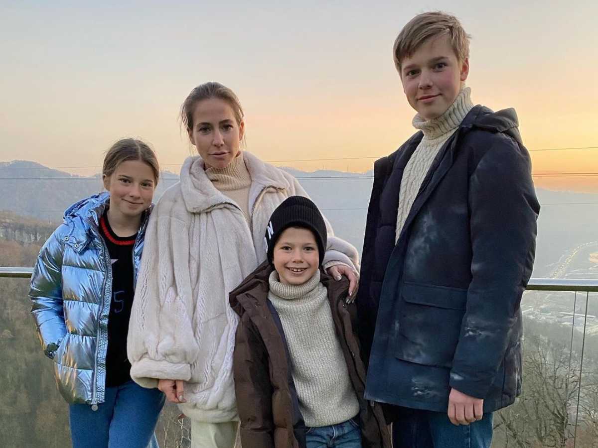 Юлия Барановская отдыхает с детьми в Сочи