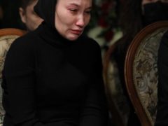 Пронзительные кадры с прощания с Борисом Грачевским