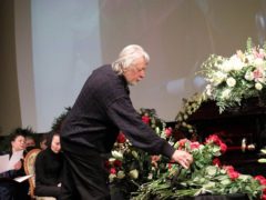 Пронзительные кадры с прощания с Борисом Грачевским