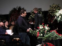 Пронзительные кадры с прощания с Борисом Грачевским