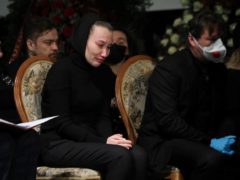 Пронзительные кадры с прощания с Борисом Грачевским