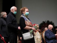 Пронзительные кадры с прощания с Борисом Грачевским