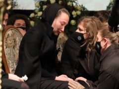 Пронзительные кадры с прощания с Борисом Грачевским