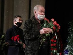 Пронзительные кадры с прощания с Борисом Грачевским